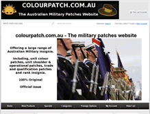 Tablet Screenshot of colourpatch.com.au